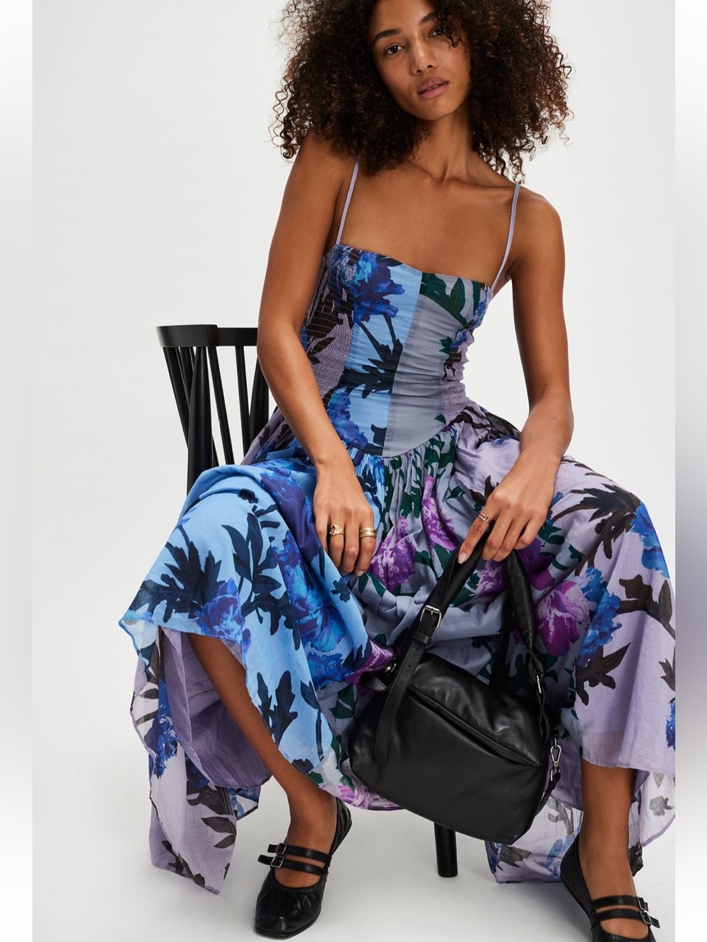 Free People Floral Feelings Midi Dress